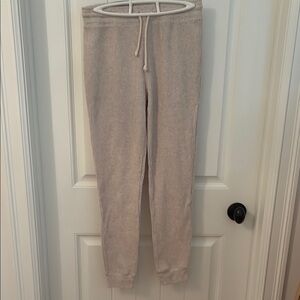 Joe Fresh Beige Ribbed Pajama Pants